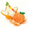 Peelable Fruit Plush Keychain 3.54-Inch Stuffed Toy for Kids Adults Cute Orange Lemon Durian Shape Interactive Stress Relief Toy Bag Backpack