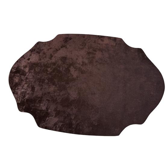 Retro Irregular Oval Placemat Heat Resistant Non-Slip Dining Placemat A