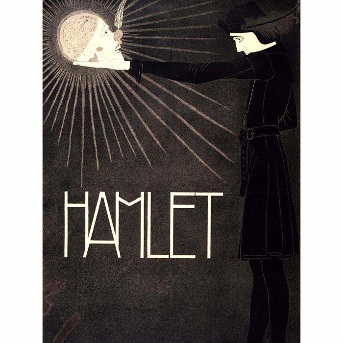 Wee blue coo - UFUBCC2839VC - Theatre Stage Play Hamlet Shakespeare Netherlands Wall Art Print Mur Decor 30 x 41 cm