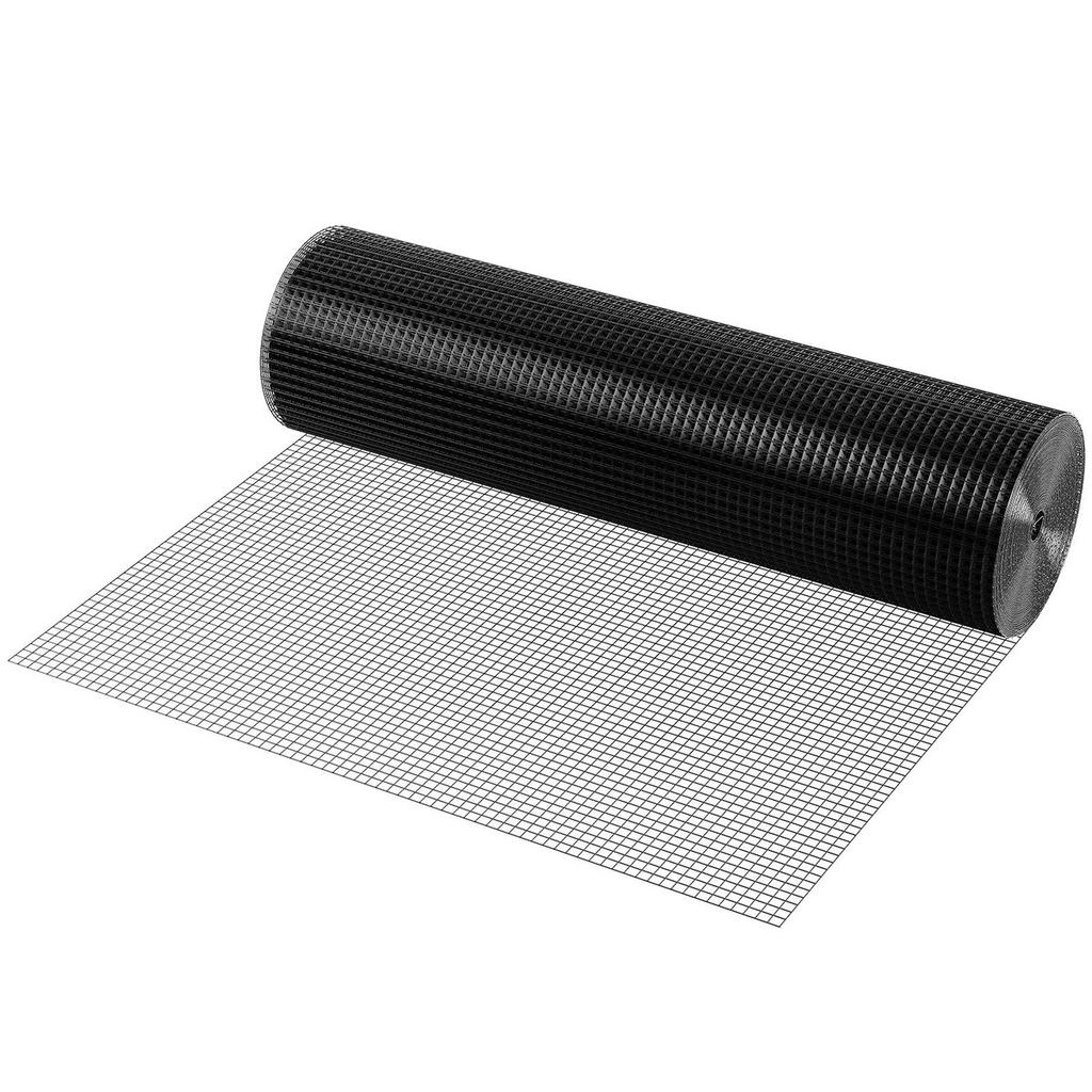 Hardware Cloth, 36'' x 50' Galvanized Wire Mesh Roll, 19 Gauge Chicken Wire Fence Roll, Vinyl Coating Metal Wire Mesh for Chicken Coop Barrier, Rabbit