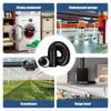 Pack of 1 Ventilation Duct Kit Including 2 Clamps and Tape for Dryer and Bathroom Easy Installation