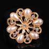 Fashion 3D Wreath Pearl Brooch Flower Corsage Women's Accessory Exquisite Hypoallergenic Luxury Enamel Long-lasting Color Accessory