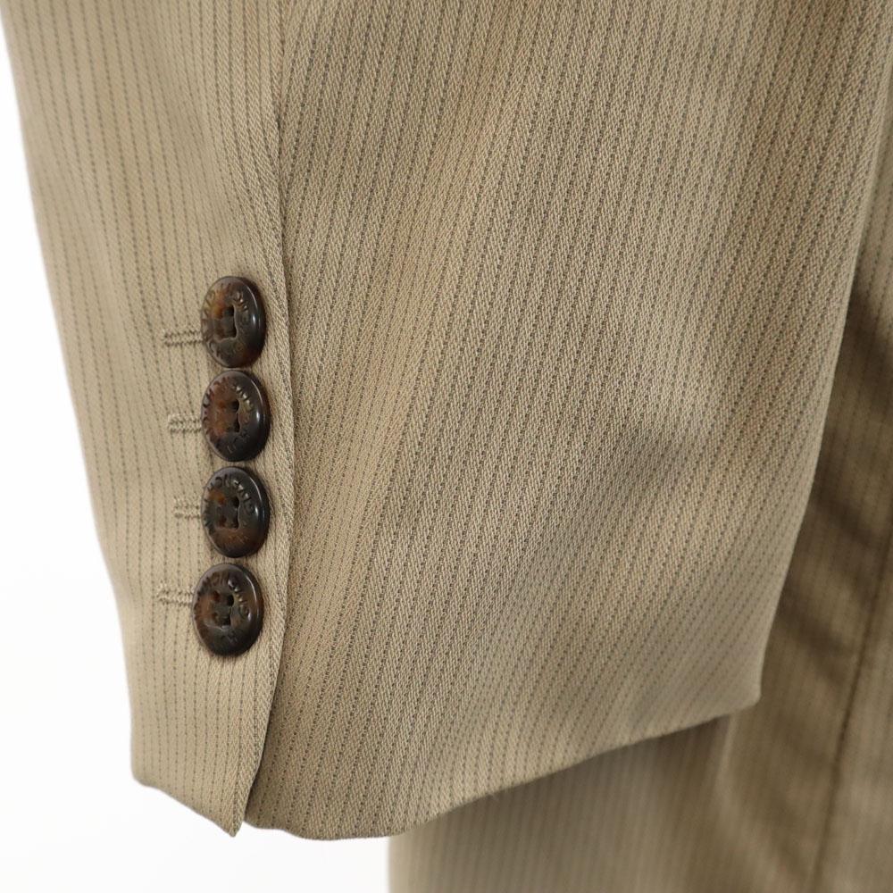 GIVENCHY 90s Old Striped Pattern suit Setup Beige Men's Used