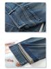 2025 Women's Petite Loose Drape Cropped Straight-Leg Jeans for Spring & Autumn