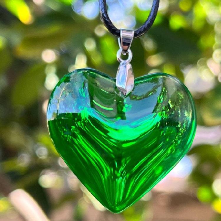 Heart Pendant Rope Necklace Minimalist Harajuku Unusual Neck Chain Jewelry