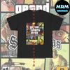Grand Theft Auto San Andreas GTA Design Cutie Tricou Negru Copii S-L Tricou Retro