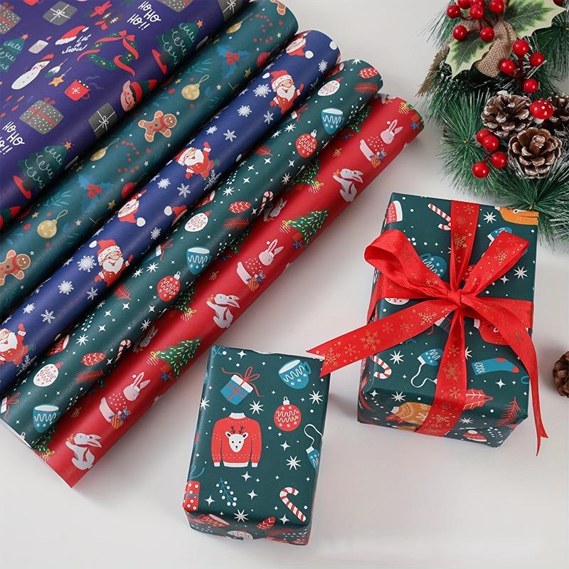 5/10/20pcs Extra Long 70x49 Cm Large Christmas Wrapping Paper & Gift Wrap Sets Ideal for Christmas Party Decorations Craft Paper