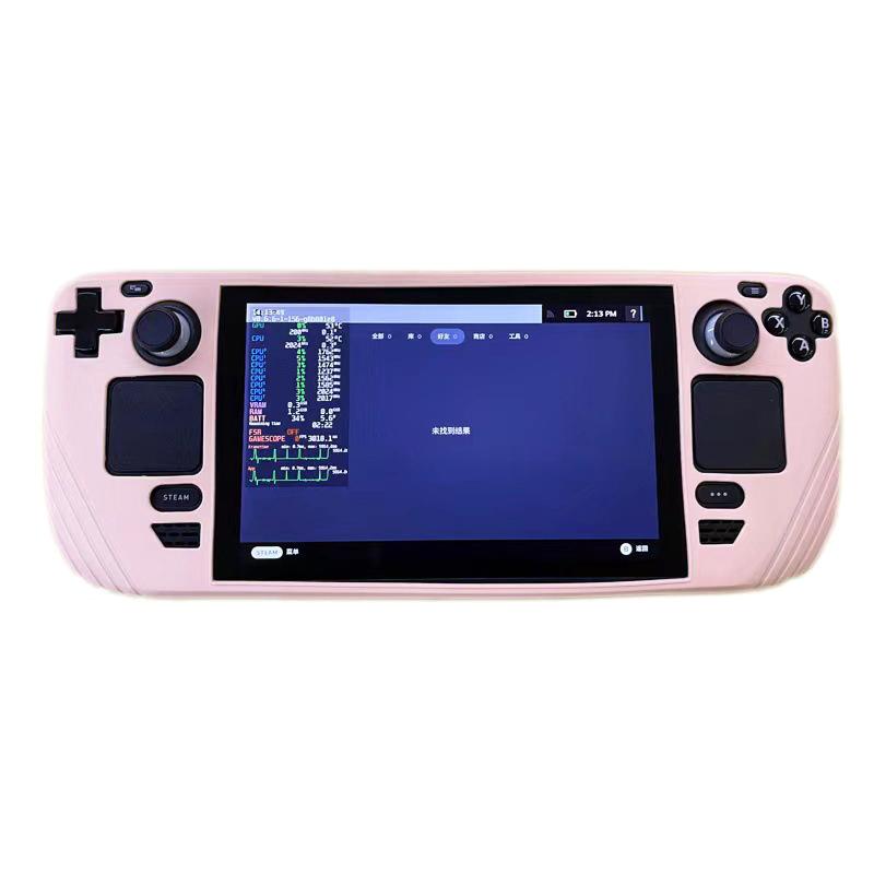 Soft Silicone Case For Steam Deck Game Console Handheld All-Inclusive Anti-Slip Silicone Protective Cover Accessories Silicone Case Shell