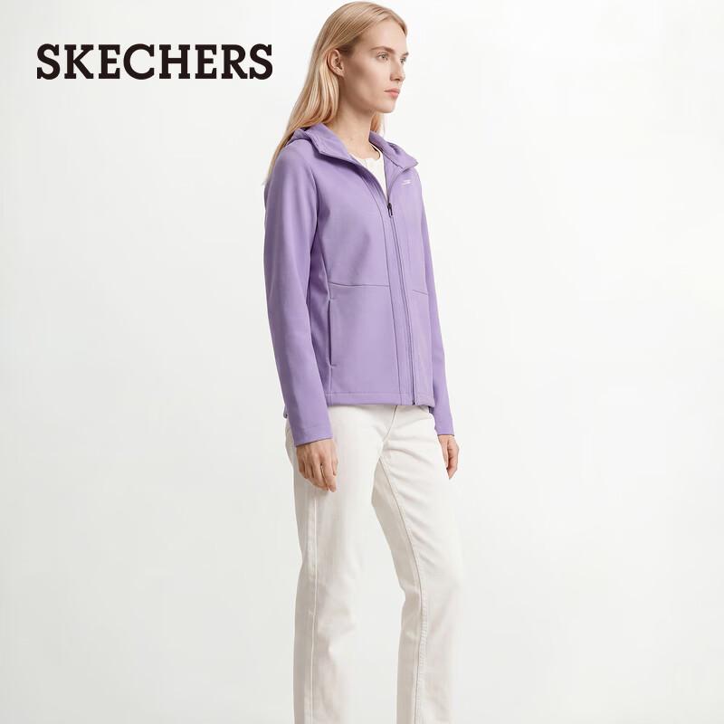 Skechers Women's Autumn Hooded Casual Windbreaker