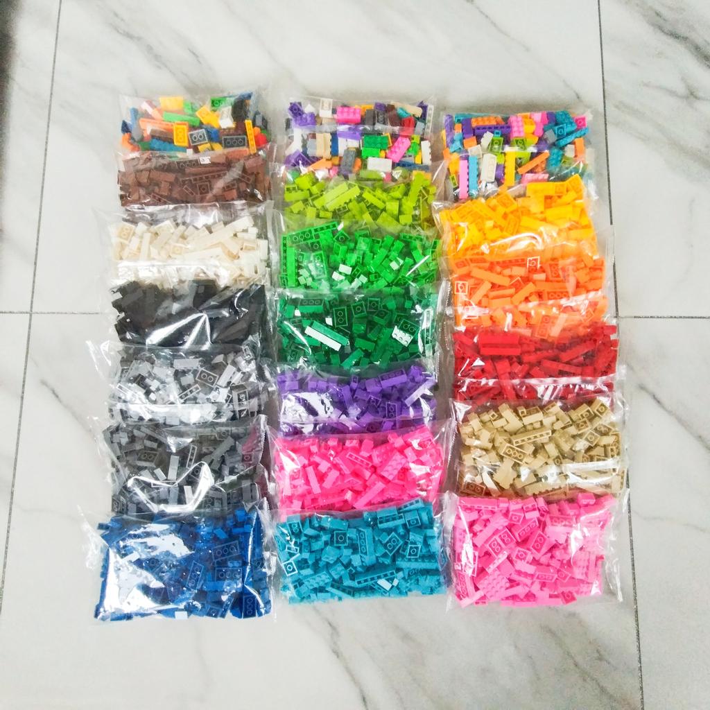 Kompatibel für Schüttblöcke 260 g/Packung 20 Sorten Auf Lager Aktionen Mädchen Jungen Mädchen Puzzle Spielzeug Spielsets Freies Bauen DIY Montage Kombination Pellets