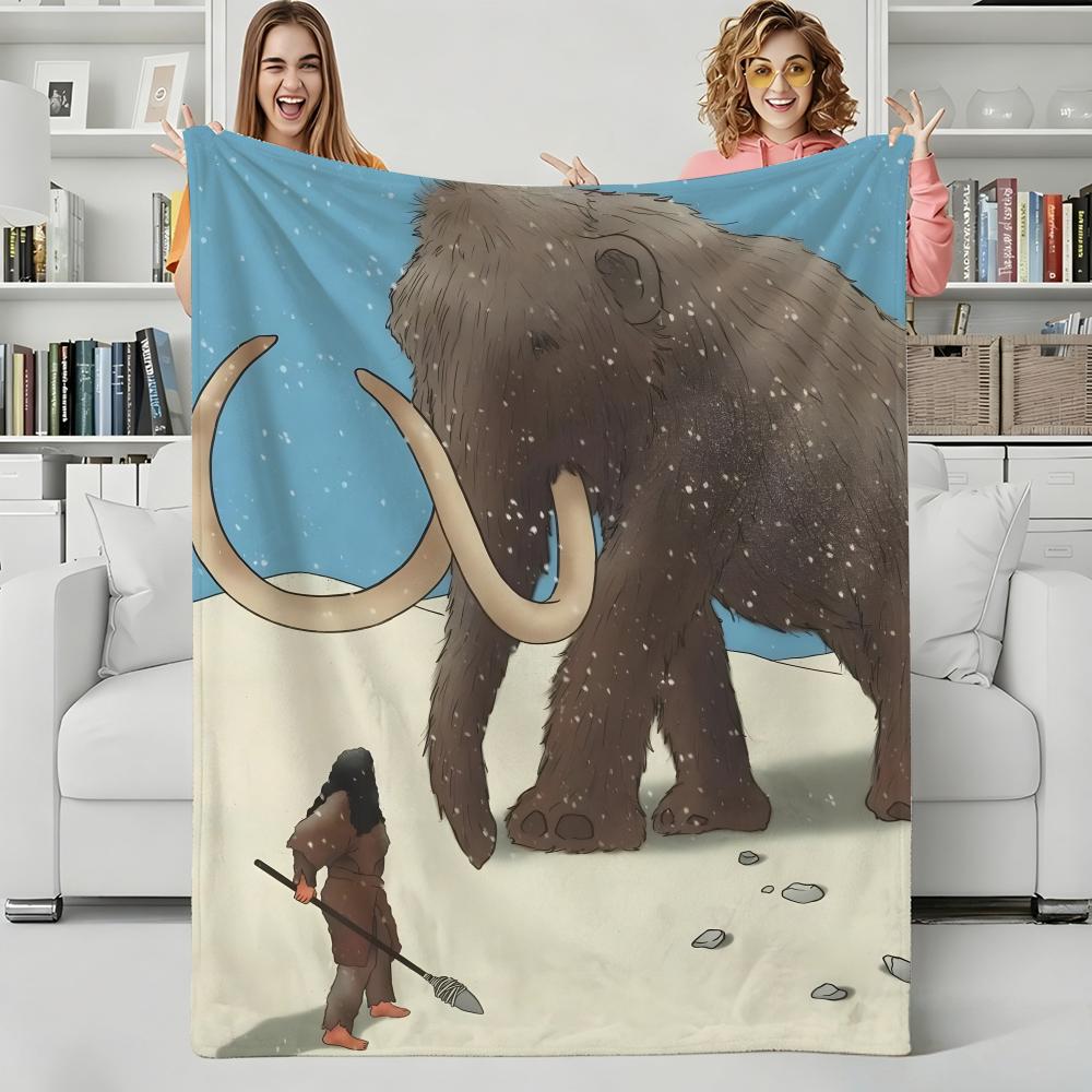 Celebrity C-Choi Haeryung Throw Flannel Blanket Perfect for Sofa Office Bed Travel Sleep Read Relax Camping four season use 75x90cm
