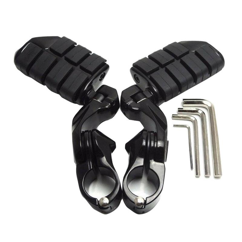 1.25" Highway Pegs Foot Pegs Mount For Engine Bar Touring Softail Dyna Sportster Electra Glide Road King Street  Glide Eng