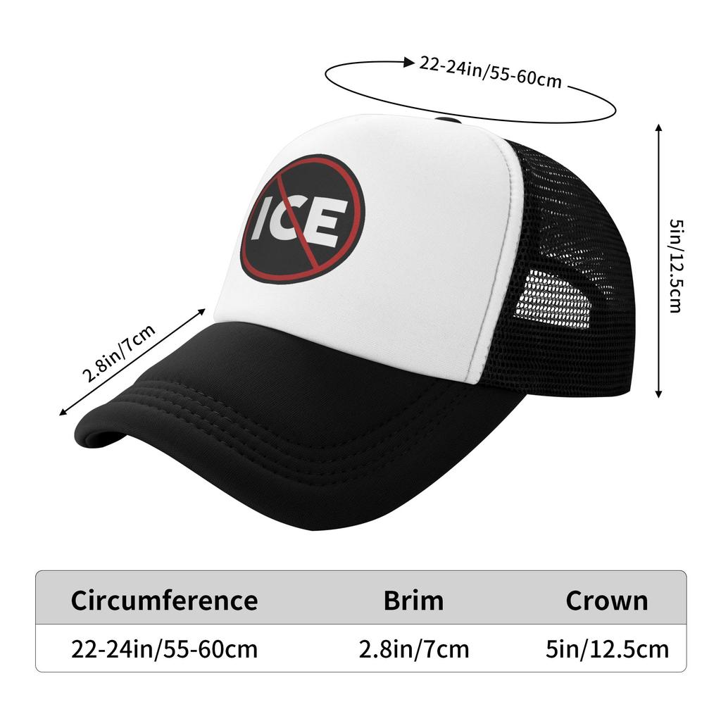 Against ICE Casual Baseball Cap Running Hippie Sun Hats Summer High Quality Women Men Trendy Snapback Cap