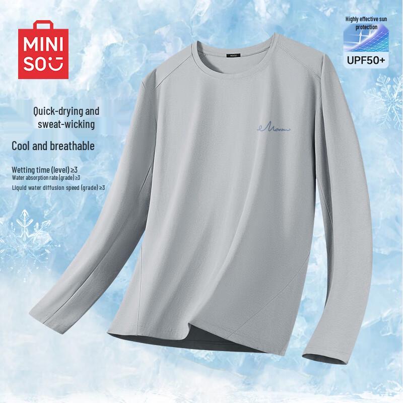 MINISO Men s Quick-Dry Long-Sleeve T-Shirt 3XL