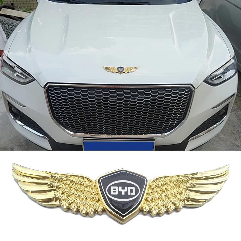 Car Body Badge Sticker Front Hood Emblem for BYD Qin Han Tang Pro E2 E3 E9 D1 Frigate 07 Dolphin Sea Lion Seal Landing Craft