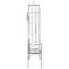VidaXL Banc de jardin 122 cm Fer Marron antique