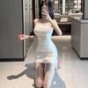Spice Girl French Tube Top Dress Women's Summer Pure Lust Sexy Tight and Thin Temperament Chic Hip-wrapped Short Skirt
