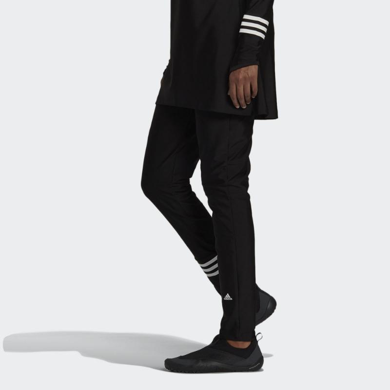adidas Women's 3-Stripes Swim Pants Black/White GT5061