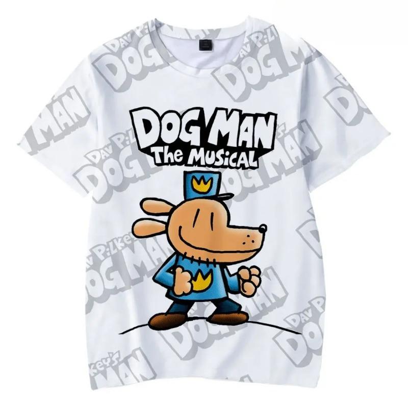 T-Shirt for Girls 3D Print Cute Dog Graphic T Shirts Summer Short Sleeves Casual Fashions