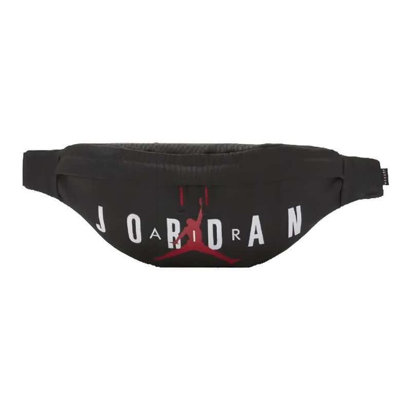 Jordan Classic Portable Sports Leisure Air Logo Nylon Crossbody Chest Waist Bag Unisex Bags Black JD2143011GS-001