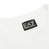 Emporio Armani EA7 T-Shirts Men's White Crew Neck Moderate Straight Fit 3LPT71-PJM9Z-1100