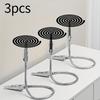3pcs Metal Portable Vertical Mosquito Coil Holder Stand - Adjustable Dual Alligator Clips, Heat-Resistant & Anti-Tilt Design for Indoor/Outdoor Use