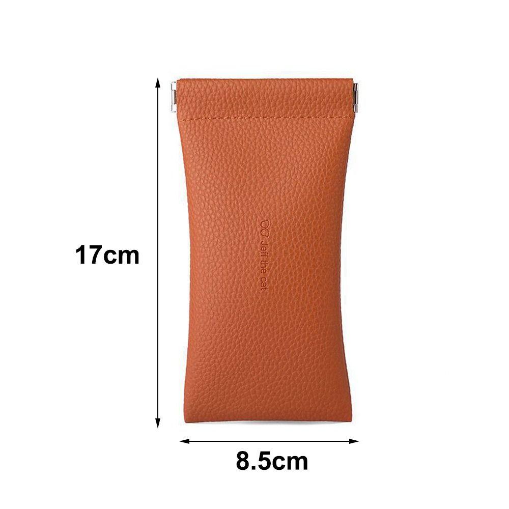 PU Leather Glasses Case Pouch Automatic Closed Sunglasses Case  for Women Men