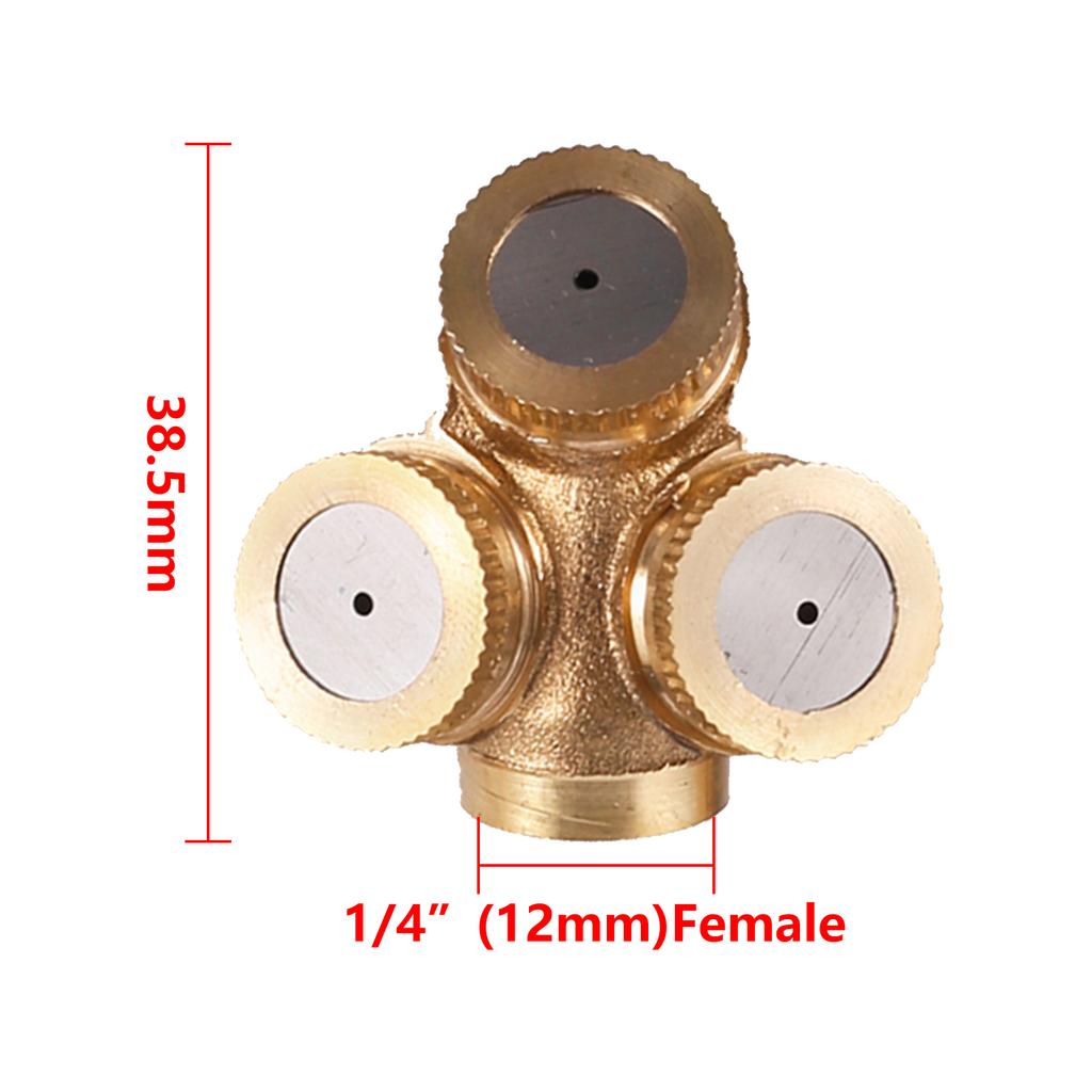 Agricultural Pesticide Spraying Misting Nozzles High Pressure Brass Misting Nozzles Irrigation System Brass Nozzle