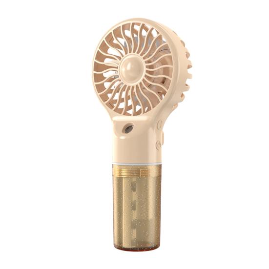 Misting Handheld Fan with 4 Speeds Settings Portable Mist Spray Summer Cooling Fan USB Rechargeable Travel Outdoor Personal Fan