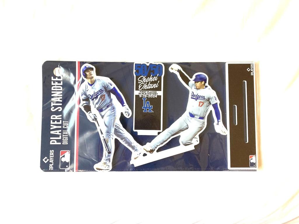 Shohei Ohtani Commemorative Player Los Angeles 50/50 Stand, Dodgers, 50-50 [Used]