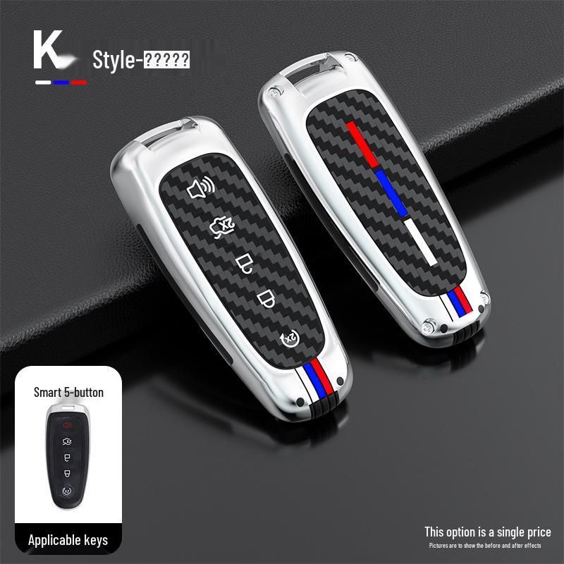 Metal Key Case Shell for Older Ford, Edge, Explorer, Navigator, and Lincoln Models