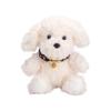 Plush Dog Stuffed Animal Soft Toy Realistic Puppy Doll with Collar for Kids Birthday Gift Home Decoration Collectible