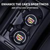 1/2pcs Non-slip Car Water Cup Pad Coaster Rubber Mat For Cadillac Escalade Deville DTS ATS BLS CT4 CT6 CTS EXT SLR SRX XLR XT4