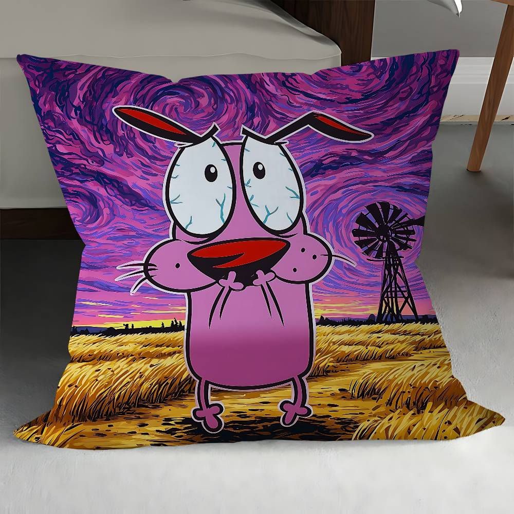 

Милая наволочка с псом Трусом для спальни и гостиной, декоративная наволочка для подушки на диван 12x12Inch