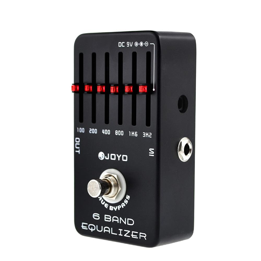 JOYO JF-11 6-Band Equalizer Guitar Effect Pedal Low Middle High Frequency EQ Effect True Bypass Guitar Parts & Accessory