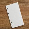 A6 40Sheets Loose Leaf Notebook Refill Spiral Binder Inner Page Grid Blank Line Diary Agenda PlannerSchool Stationery