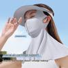 Women's UV Protection Facekini Hat with Neck Guard