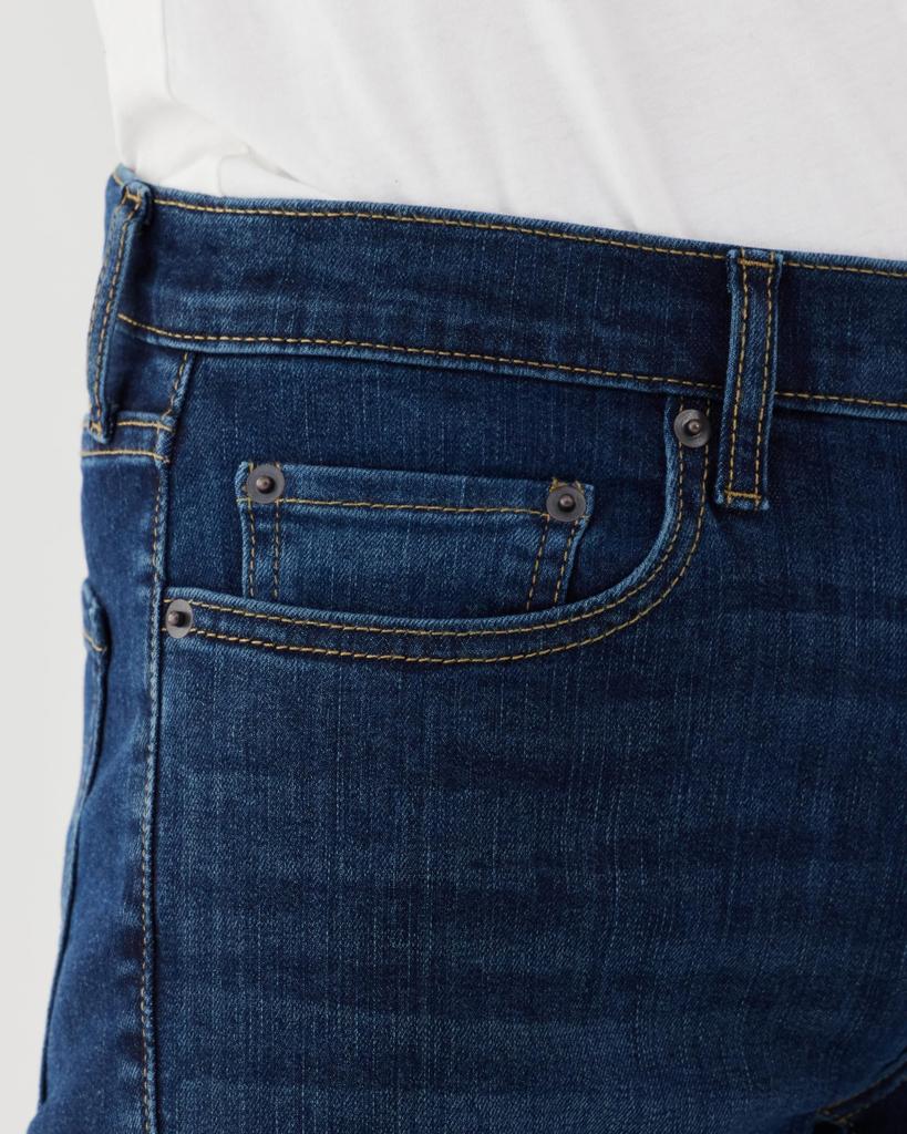 Amazon Essentials High Stretch Skinny Fit Dark W29 L29 Men's Jeans, Wash, /