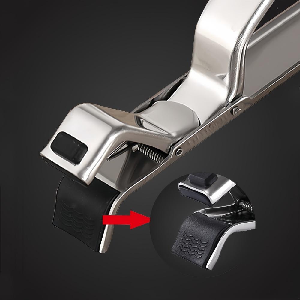 Pince à Bol en Acier Inoxydable Pince à Assiette Épaissie Silicone Antidérapant Anti-brûlure Plateau de Cuisson Boîte Vapeur Outils Essentiels de Cuisine