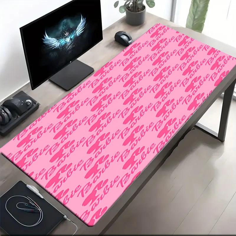Barbie Theme Mouse Pad, Non Slip Rubber Base, Multifunctional Office & Home Decor, Perfect for Workspace Personalization.