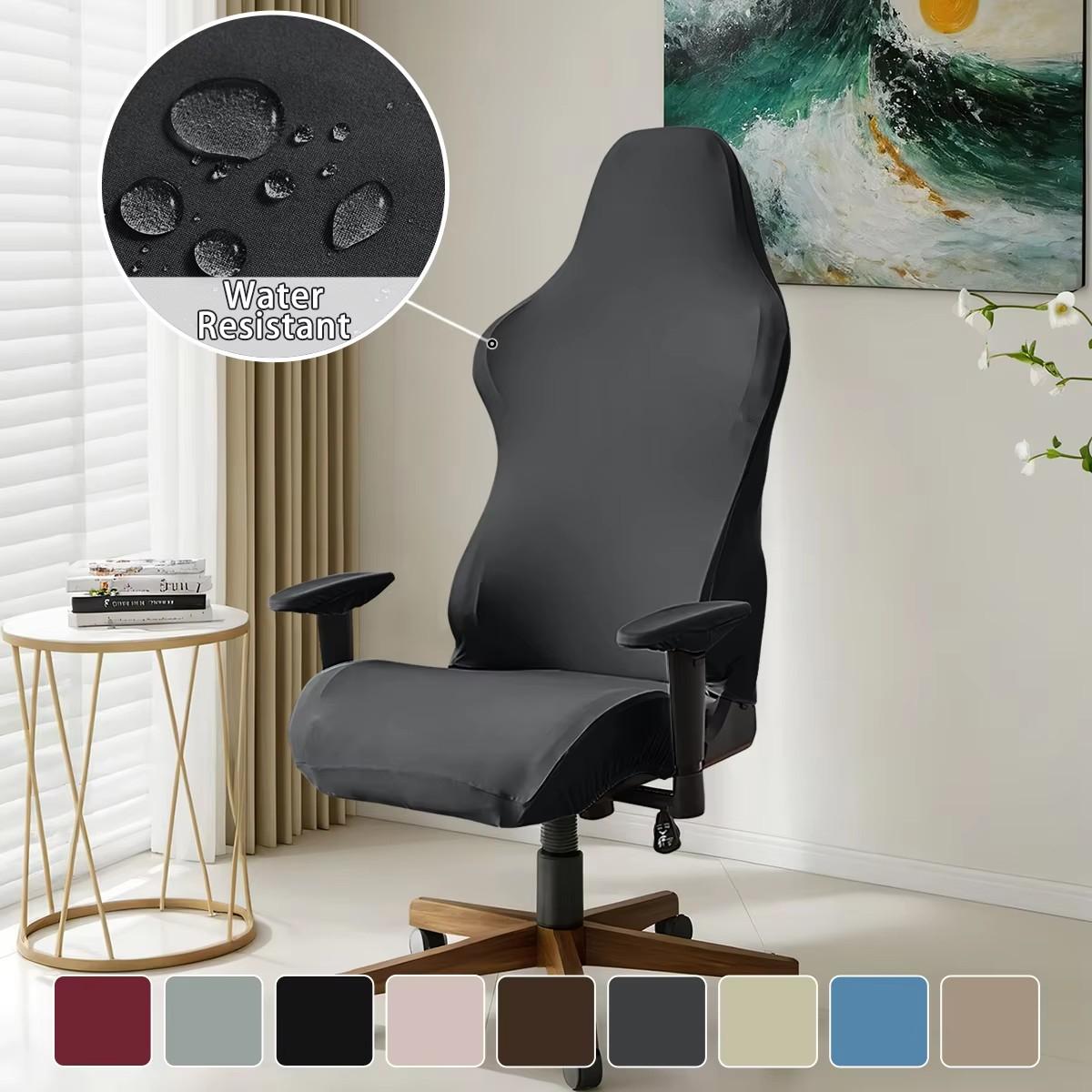 

Чехол для игрового кресла-Чехол для сиденья игрового кресла 4 шт./компл. Чехлы для игрового кресла Эластичные с чехлами для подлокотников/Чехлами для спинки кресла/Чехлами для кресла s серый