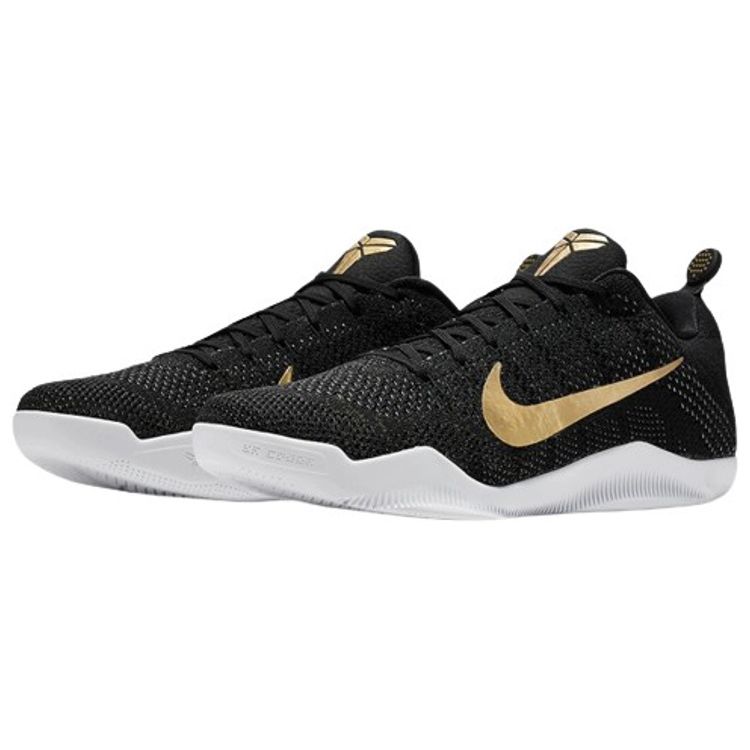 Nike Kobe 11 Elite Low Great Career Recall Men Sneakers Black Metallic-Gold-Black 885869-070