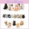Niedliche Katzen-Actionfigur Großhandel PVC-Material Guangdong Gelb 5cm Spielzeug