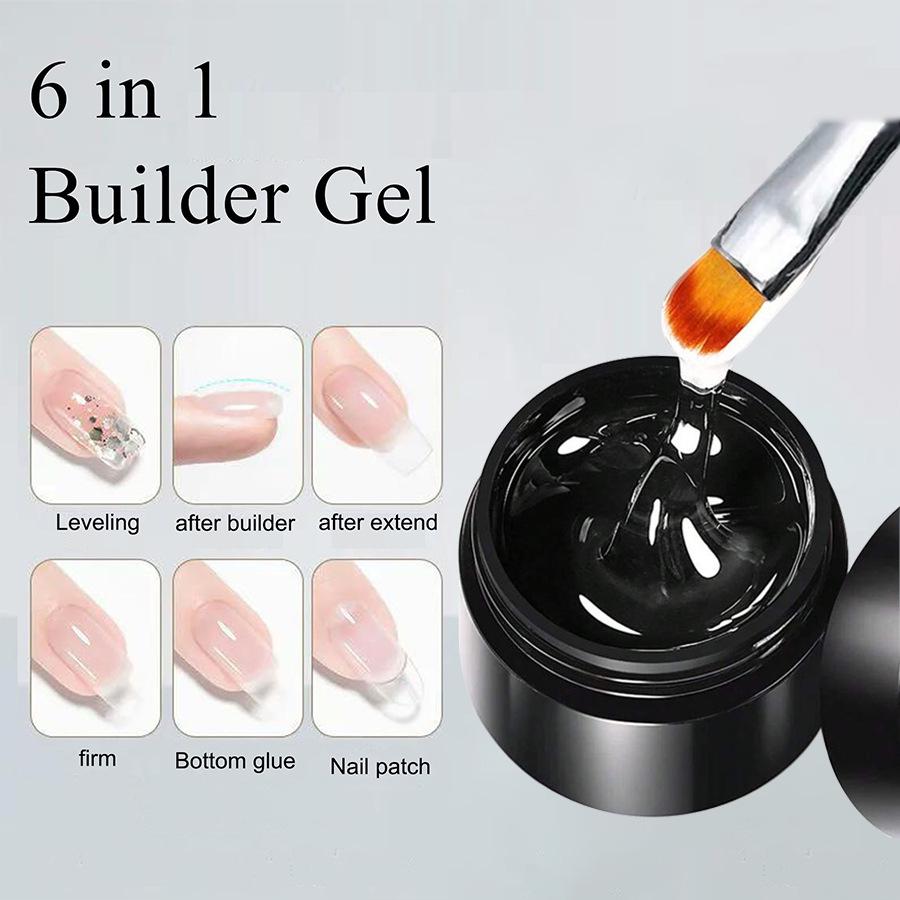 Internet Celebrity Easy-to-Use Nail Base Gel for Shaping & Strengthening - Multi-functional Salon Quality чистый