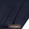 Men's Double-Breasted Wool Blend Longline Suit Collar Coat