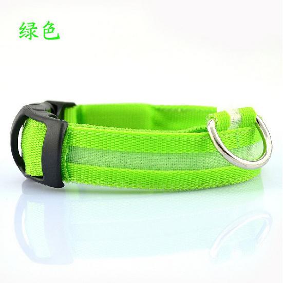 Cross-border In-stock New Dog Glowing Collar USB Rechargeable Dog Collar for Small and Large Breeds LED Pet Anti-Lost Dog Collar
