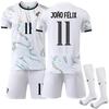 Set Uniformă Fotbal, Tricou Fotbal cu Mânecă Scurtă și Pantaloni Scurți Kit Sport pentru Antrenament, Meciuri și Activități de Echipă