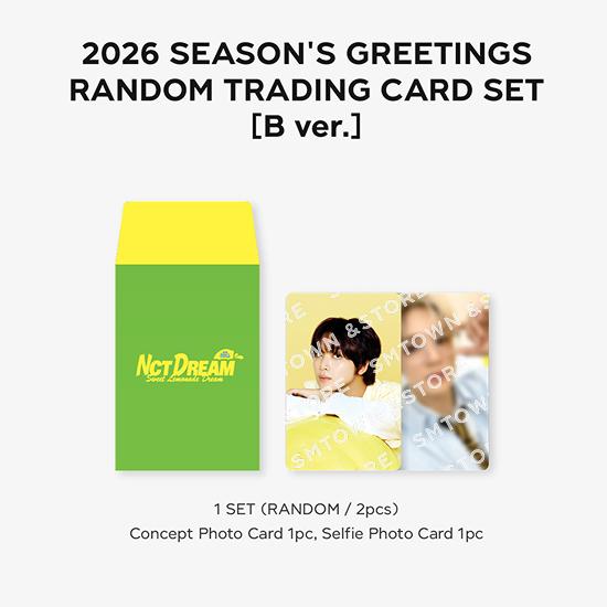 

Предзаказ 2026 SM Artist Season s Greetings NCT DREAM Торговая карточка B ver. Random 1 pack