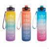 0.26 Gallon Drinking Water Bottle with Motivational Time Marker for Hiking, Cycling, Biking,