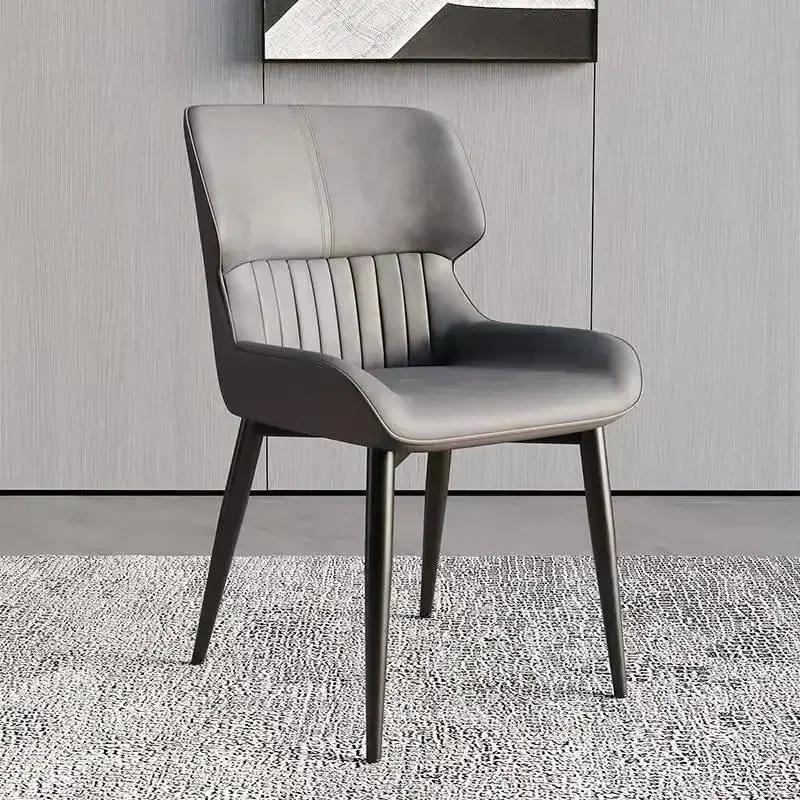 Designer Dining Chair Light Luxury Household Furniture Modern Minimalist Backrest Seat Lounge Chair Luxury Dining Room
